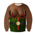 2019 Ugly Christmas Sweater Santa Claus Printed Loose Sweater Men Women Pullover Christmas Novelty Autumn Winter Tops Clothing - menochic